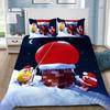 Fashion M&M Chocolate Logo Duvet Cover Pillowcase Bedding Set Boys Girls Bedroom Decoration Children Gift Single Double Size