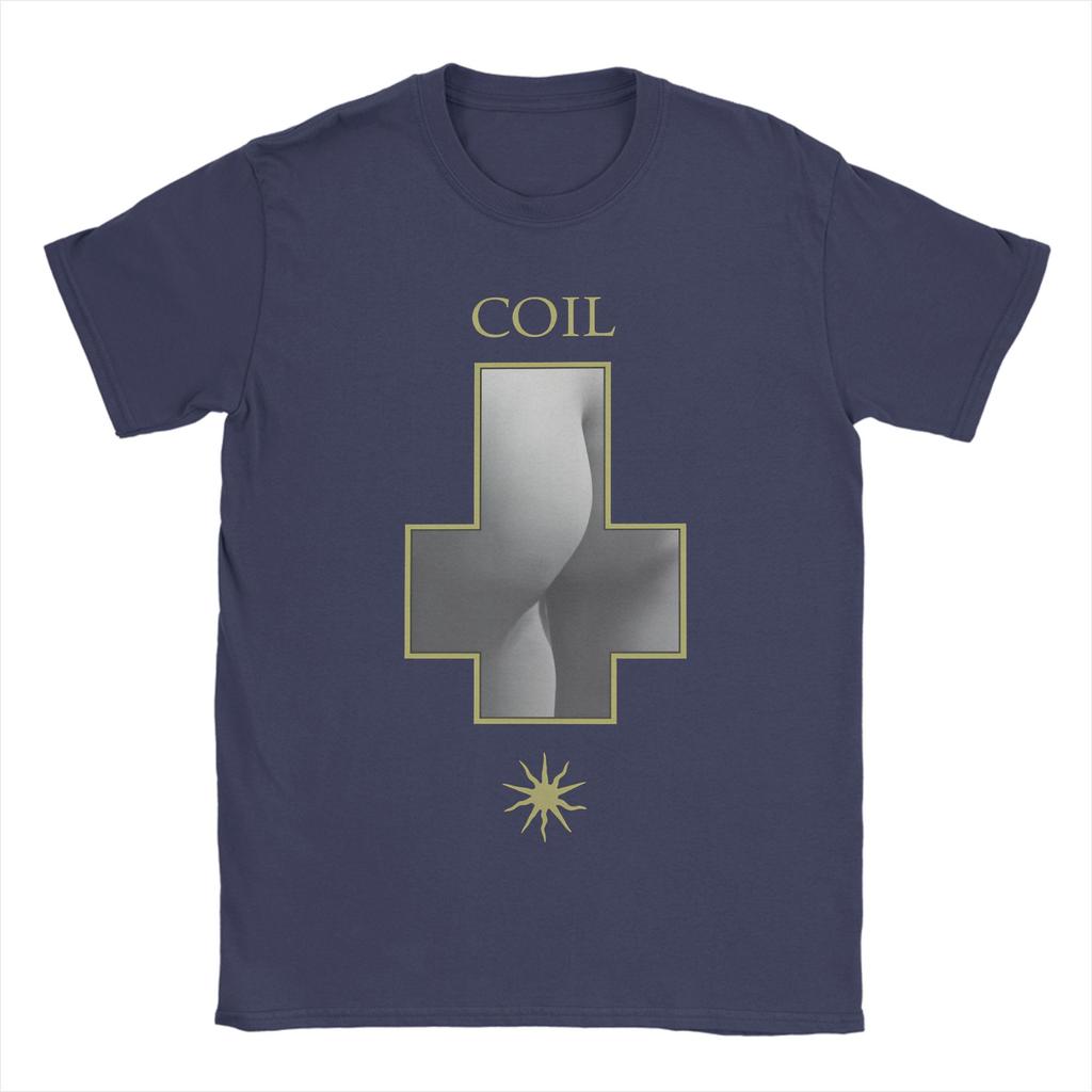 Coil Scatology Album TShirt Summer Vintage TShirts Pure Cotton Fashion Tee Shirt For Unisex Casual Tees
