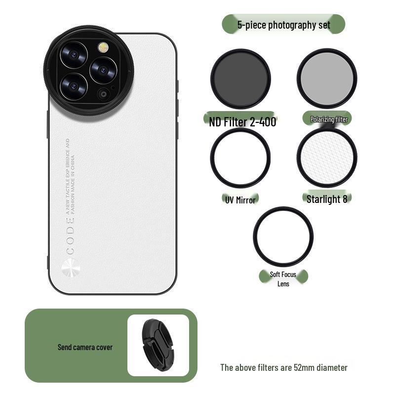 Apple iPhone 13 Pro Lens Filter Case - 52mm CPL Lens Set