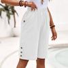 Shorts Cropped Pants Women's Casual Pants Straight Leg Pant