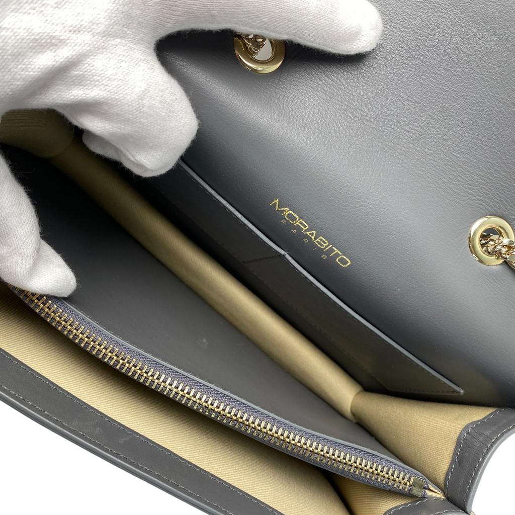 Used MORABITOShoulder Bag Gurege/Brown Leather Women