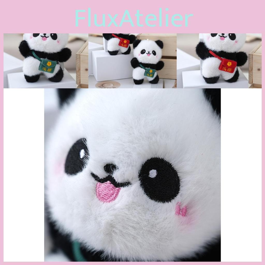Adorable Chengdu Panda Plush Keychain Cute Stuffed Doll For Collectors And Gifts