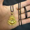 Vietnam Gold-Plated Flame Guanyin Buddha Necklace with Dragon Pixiu and Peace Pendant