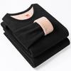 Thick Thermal Underwear Set Men Women Half Turtleneck Long Sleeve Top Pants Fleece Lined Warm Base Layer
