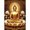 Lotus Meditation Buddha Statue Sculpture Art Poster Aesthetics Zen Religion Canvas Painting Edition Living Room Wall Home Decor