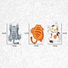 3Pcs Creative Funny Cat Car Decal Stickers, Scratch Vinyl Stickers Decor