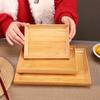 1pc Rectangular Wooden Tray For Food Snacks Tea Multi Purpose Serving Tray Home Cafe Restaurants Storage Tray Tea Tray