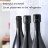 2pcs Black Vacuum Red Wine Bottle Cap Stopper Silicone Sealed Vacuum Retain Freshness Wine Plug Bar Kitchen Tools Bottle Stopper
