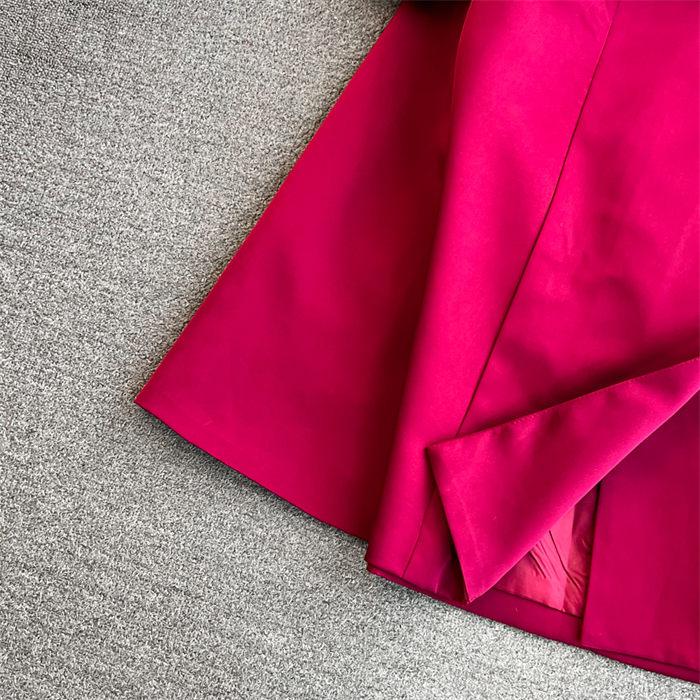 Осенне-зимнее платье-блейзер во французском стиле Хепберн — фото 12