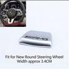 Car Steering Wheel Sticker Auto Interior Modification Decals For Mercedes Benz AMG W203 W205 W206 W211 W220 GLC GLK W140 W204 RM6