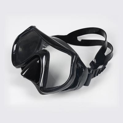 Erwachsene, Tauchausrüstung, Gesichtsspiegel, Tauchbrille mit großem Rahmen aus flüssigem Silikon