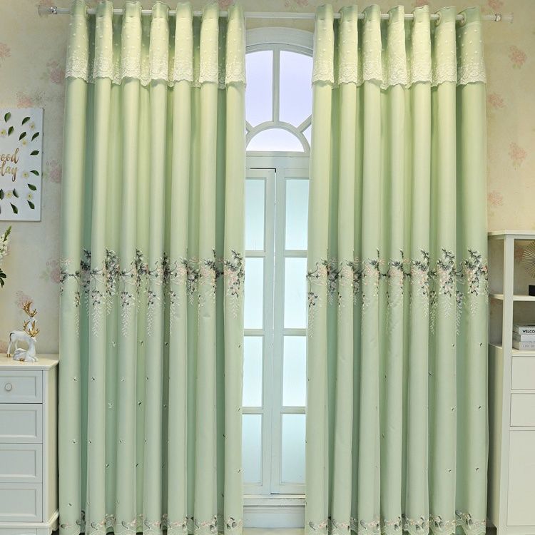

Нові штори для вітальні, спальні, їдальні на замовлення, у європейському стилі, двошарові штори, рожева тканинна пряжа, рельєфне вишивальне вікно 2PC W250cm x L270cm