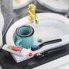 1/12 Dollhouse Simulation Toothpaste Toothbrush Cup Set Dollhouse Mini Bathroom Decoration Dolls House Furniture Accessories