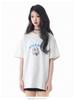 Japanese Cartoon Print Unisex Short Sleeve Crew Neck T-Shirt