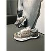 Men's shoes, spring and summer new mesh leather dissolving shoes casual shoes breathable trend platform men bc