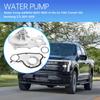 #916R NEW Water Pump AW6654 BR3Z-8501-N Fits for Ford F150 Transit-150 Mustang 3.7L 2011-2019 (Silver)