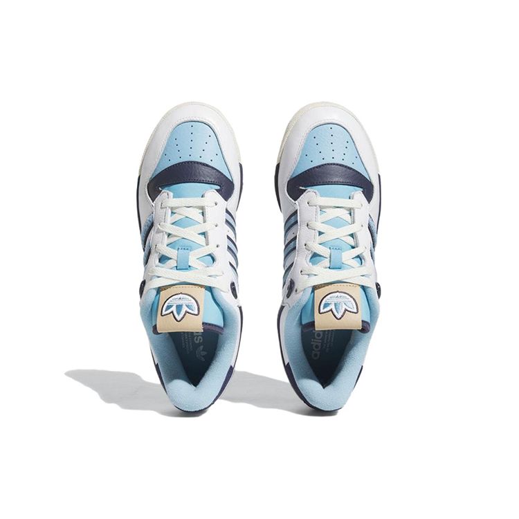 adidas Rivalry Low 86 Tar Heels Unisex Tossud Valge Jalatsid-Valge Läbipaistev-Sinine FZ6334
