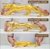 Moderne Abstrakte Gold Panther Skulptur Geometrische Harz Leopard Statue Wildtier Dekor Geschenk Handwerk Ornament Zubehör Einrichtung