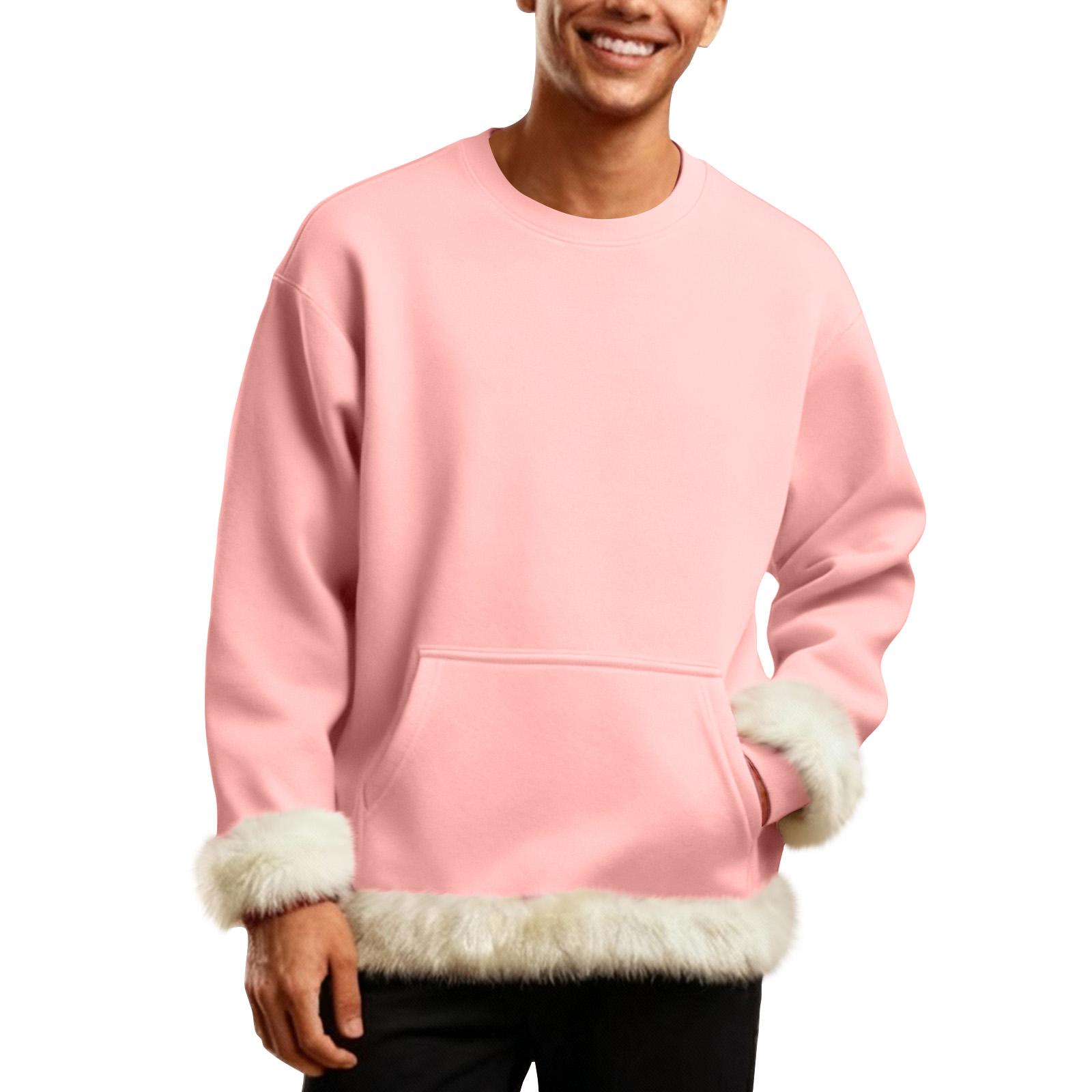 

Мужской рождественский свитшот с круглым вырезом XL арбуз красный