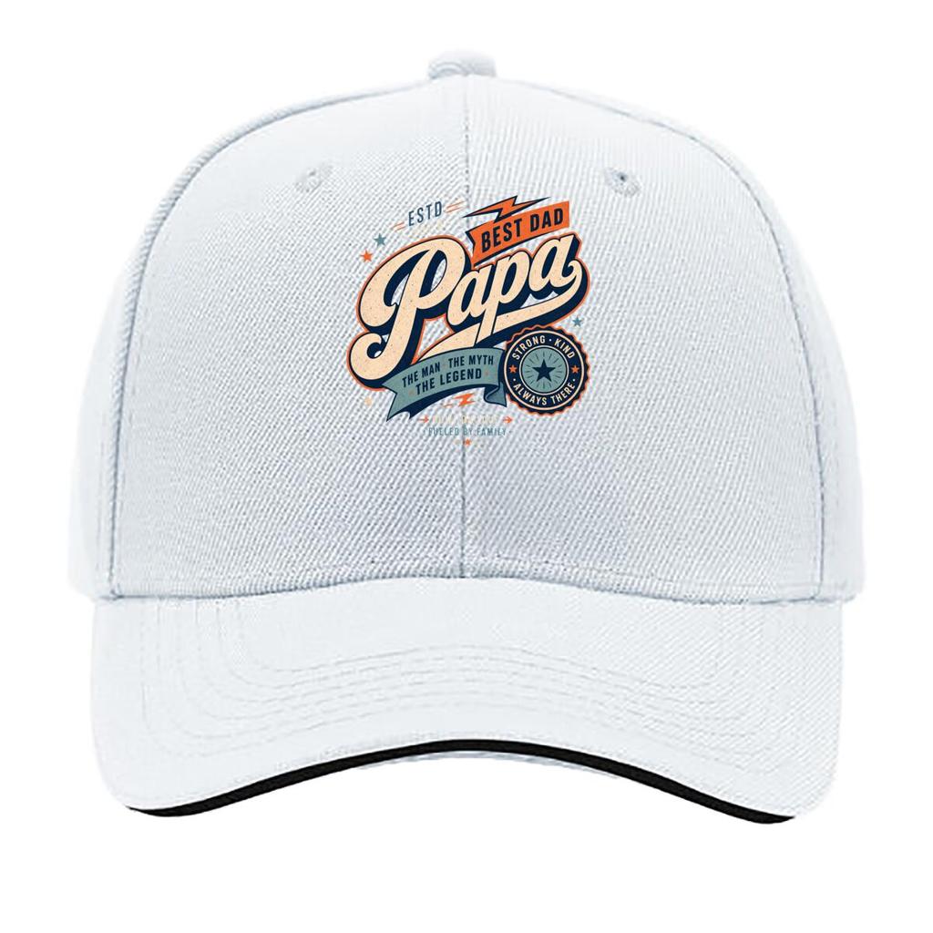 Vintage Dad Script Badge Revival Sandwich Baseball Cap Sun Cap Outdoor Workouts Hat