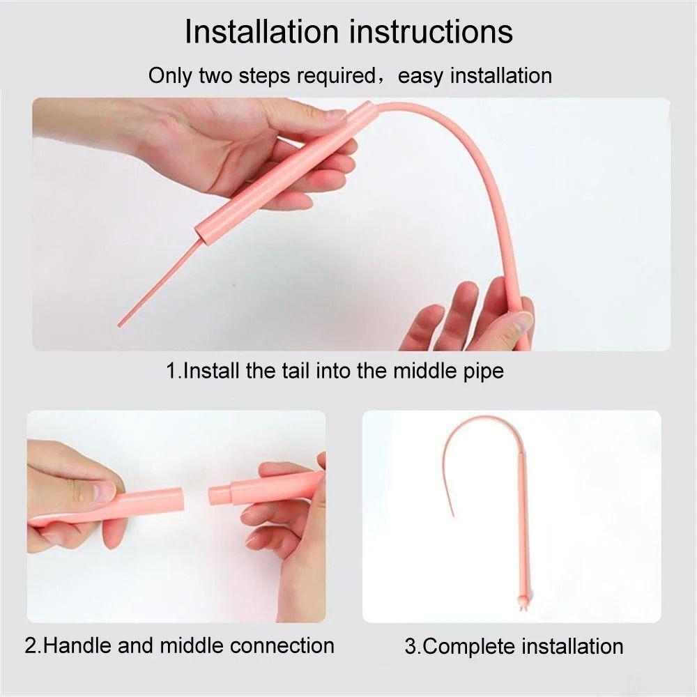 Simulated Mouse Tail Long Tail Cat Toy Stick Silicone Pet Products Pet Interactive Toys Interactive Cat Teaser