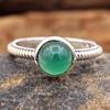 Green Onyx, Handmade Ring, 925 Sterling Silver, Gifts For Her, Gemstone Jewelry