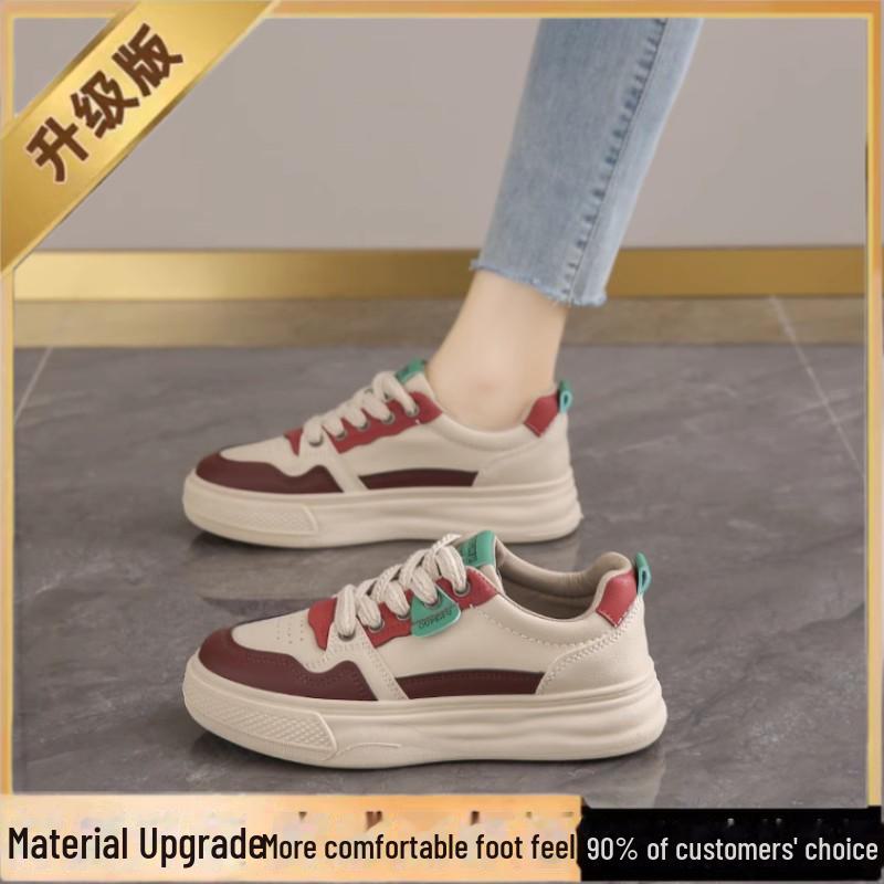 

Женские спортивные туфли на толстой подошве из бархата - осень/зима 2024 г., белые, маленькие, мягкая подошва 34-го размера для комфорта и отсутствия усталости ног. 38