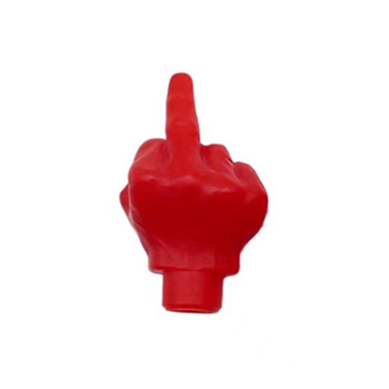 Motorcycle Car Tire Valve Cap Personality Decor Middle Finger Styling Dustproof Waterproof Valve Caps Cover Tyre Valves Stem Cap