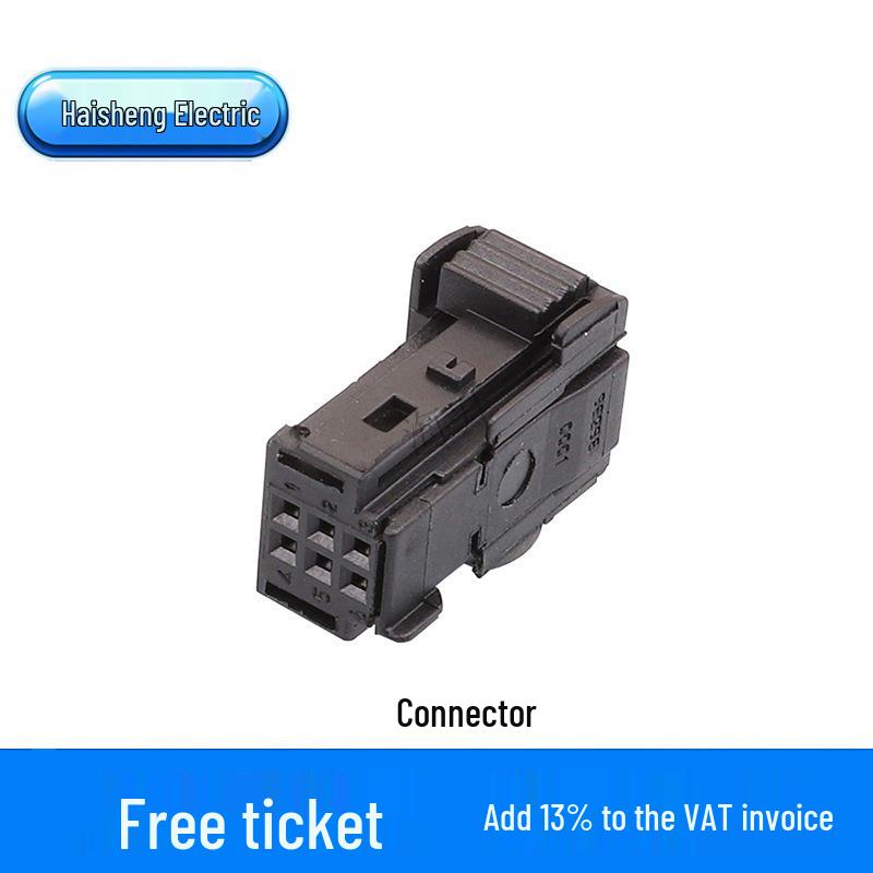 DJ7068YA 0.6 Series 6P Black Automotive Connector Wire Harness Plug 98298-0001