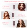 Thermal Round Brush Set, Hot-Air Curling Iron Brush, 3 Barrel Sizes, 5 Temp Settings for Fine To Thick Coarse Hair