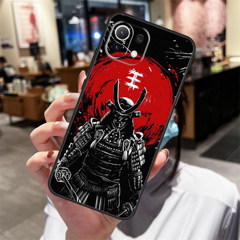 Japan Samurai Ninja Case For Xiaomi 15T Pro 14T 13T 15 14 Ultra 17 Pro Max POCO X7 X3 X5 X6 F5 F6 F7 Pro Cover