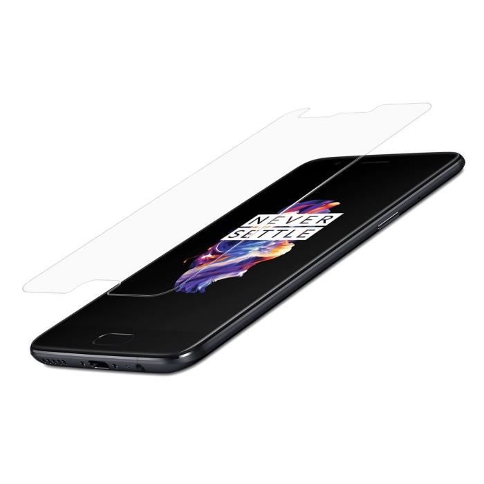 Tempered Glass - Phonillico® - ONEPLUS 5 - Pack of 2 - Ultra Resistant - Anti-Scratch