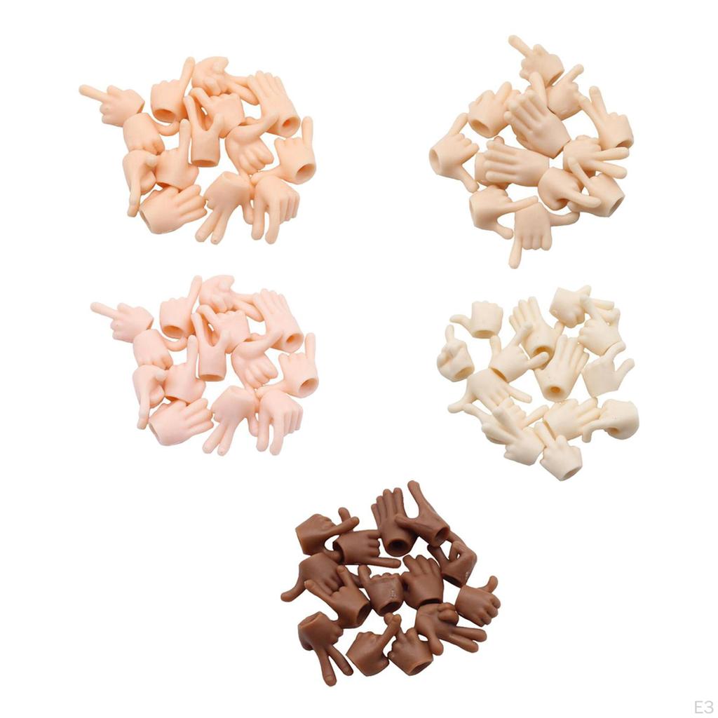 1/12 Dolls Hands Replacement Doll Figure Toy Accessories for Pretend Play