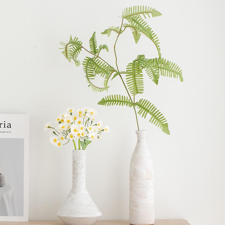 Retro Keramikvase für Wohnzimmer oder Schreibtisch Blumenarrangement
