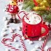 24/6PCS Mini Candy Canes Miniature Christmas Tree Decor Peppermint Swirls Pendant DIY Scrapbook Craft Gift Home Party Navidad