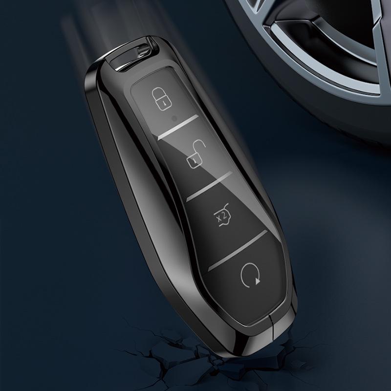 BYD Aluminum Alloy Car Key Case - Qin, Pro, Song, Tang, Han Metal Key Shell
