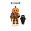 Halloween Pumpkin Zombie Minifigure Building Blocks Toy Set KF6175 6176 PG8171 PG8174.