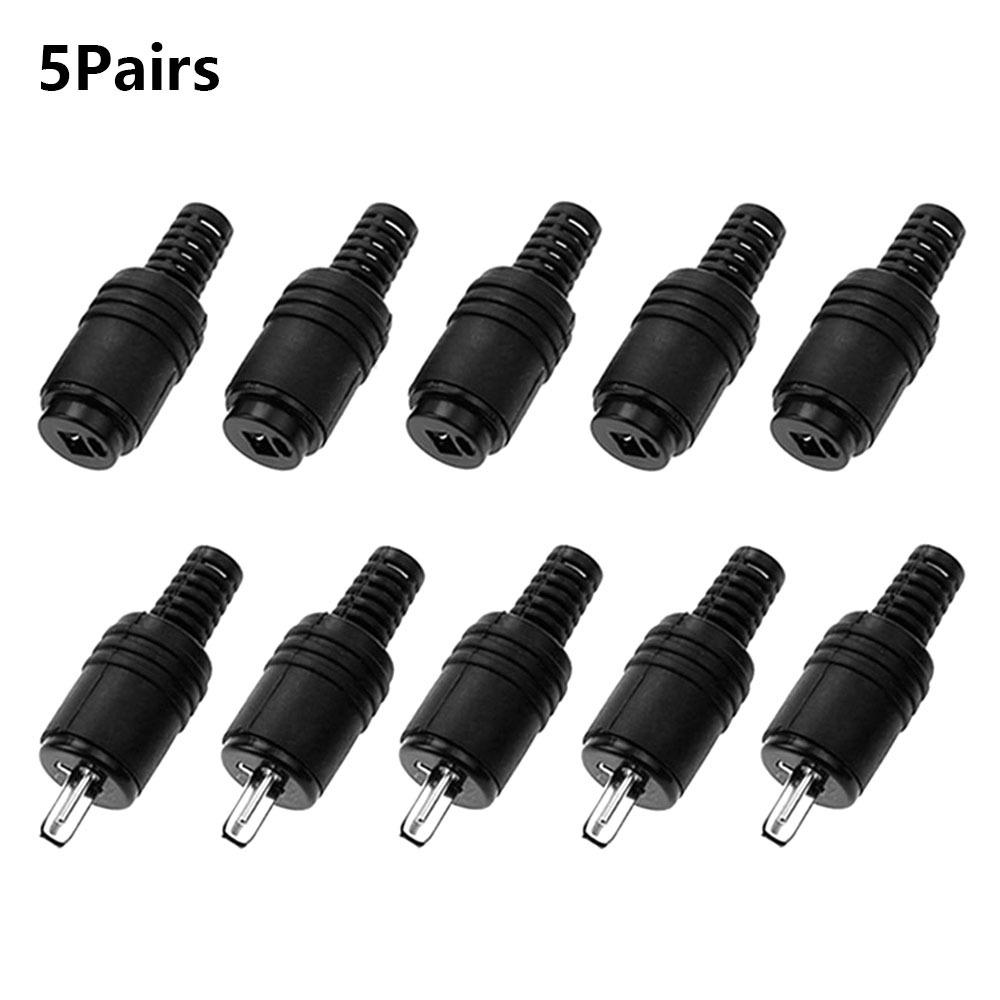5Pcs 22mm Mount Hole Distance HiFi Audio Male Female Socket Lamp Signal Transmission