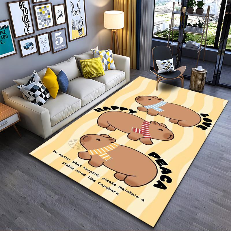 

Sunflower and Autumn Floral Rug Design Suitable for use as an anti-slip game mat for living room and bedroom sofas 40x60cm( 15x23in )