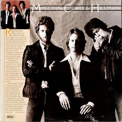 LP Record MCGUINN CLARK  HILLMAN  McGuinn Clark  Hillman SW11910 Capitol Records 1979 US Rock Used