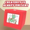 Q15 AI Thermal Printer Voice-Activated Pattern Printing A Creative DIY Toy for Parents and Kids Black