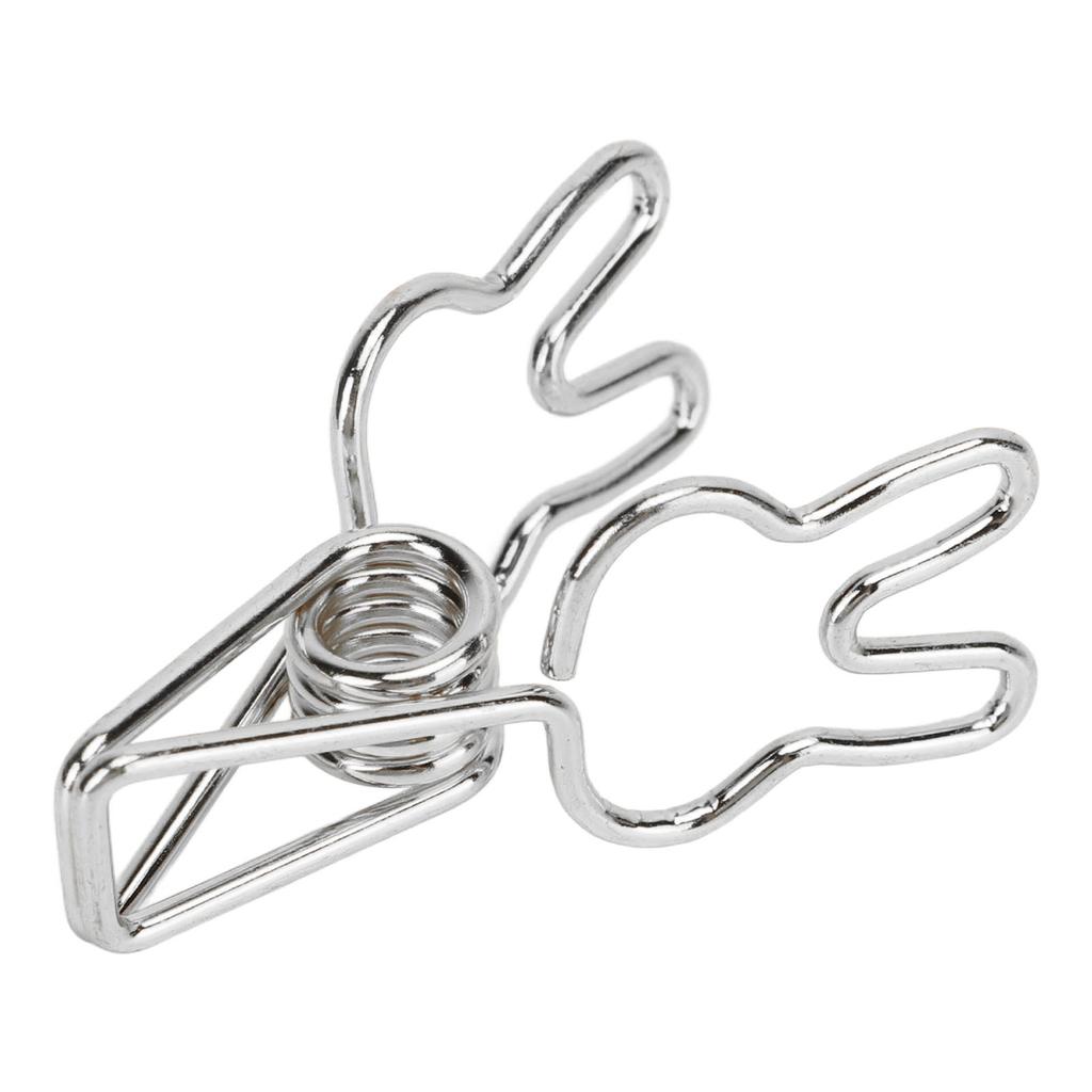 100pcs   Clips Cute Cartoon   Shape Metal Hollowed   Tail Clips Paper Clamps for   Document