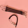 0.5 Black Elastic Keychain Lanyard for Phone - Outdoor Anti-Lost Rope