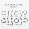 10Pcs Metal Nail Studs 3D Alloy Nail Charms  Silver Mixed Shapes Nail Art Decorations DIY Manicure Accessories