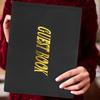 Wedding Guest Book Elegant Memory Book for Signing Messages Scrapbook for Ceremony Funeral Graduation Birthday Party