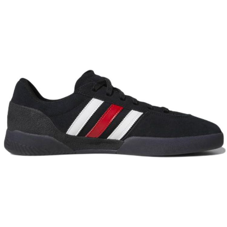 Adidas Originals City Cup Suede Comfortable Slip Resistant Durable Low Top Skate Shoes Men Sneakers Black DB1086