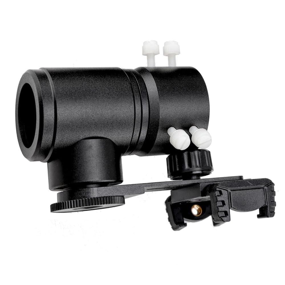 ANQILAFU Riflescope Mount Camera Adapter - Aluminum Frame for Enhanced Hunting & Birdwatching Experience - Dual Angle for Accurate Aiming -