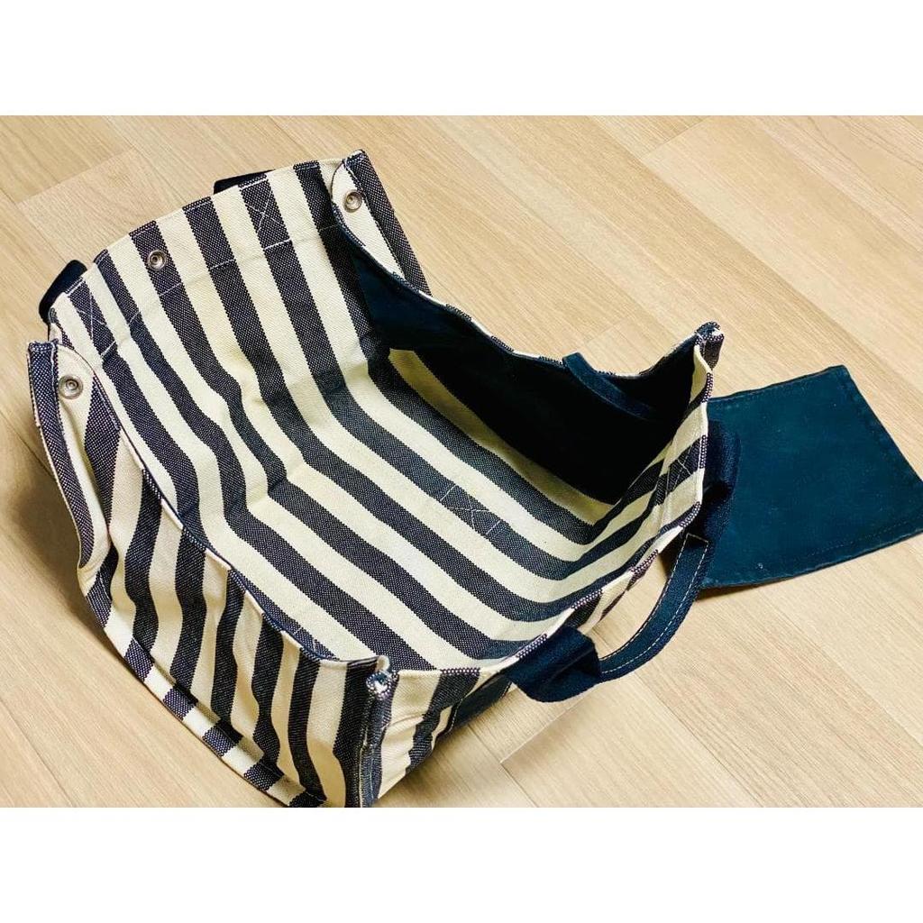 Hermes Cannes PM Tote Bag HERMES Canvas with Pouch