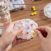 Compact 7-Day Travel Pill Organizer Box