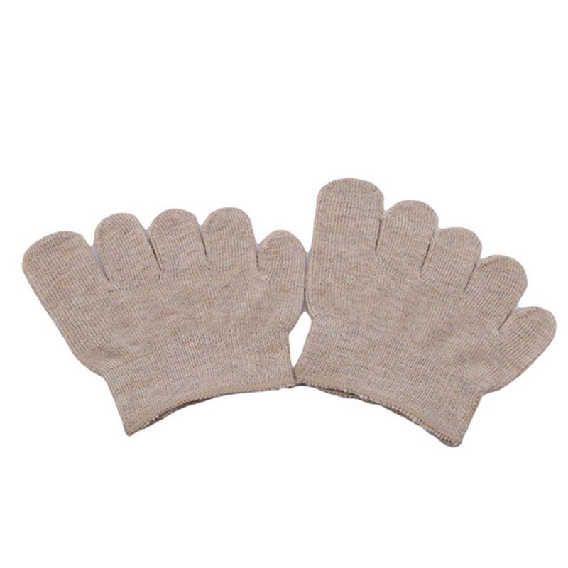 1/2 Paar Unsichtbare Einfache Netz Halbe Handflächensocken Kurze Damensocken Fußpflege Fünf-Zehen-Socken Halbe Einlegesohlen Zehenspreizersocken